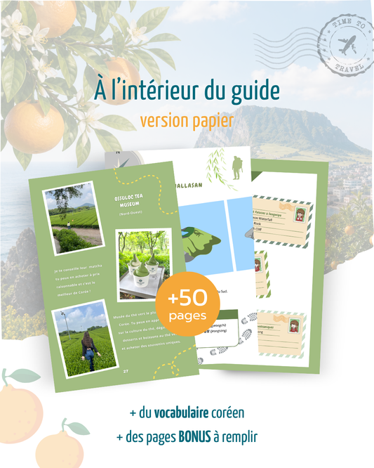 Bienvenue à Jeju - Guide Corée du Sud (Version papier)