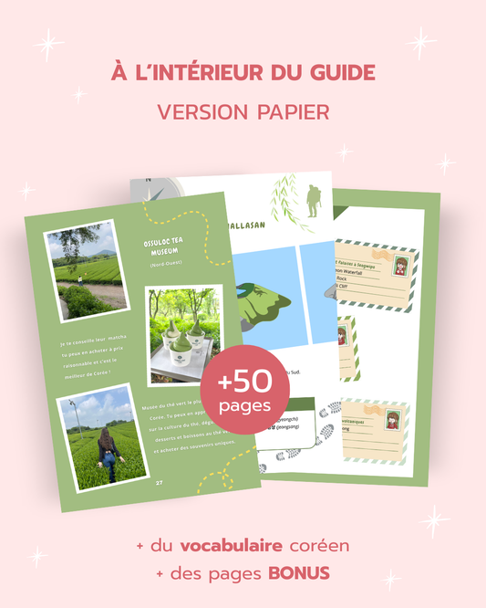 Bienvenue à Jeju - Guide Corée du Sud (Version papier)