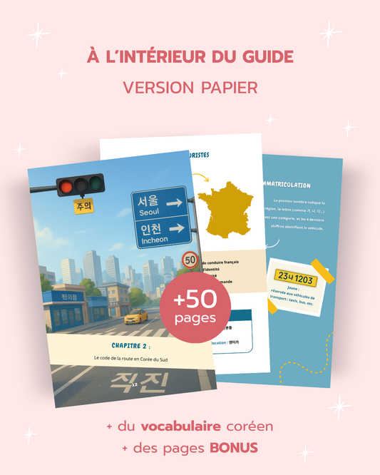 Tout sur la conduite - Guide Corée du Sud (Version papier)