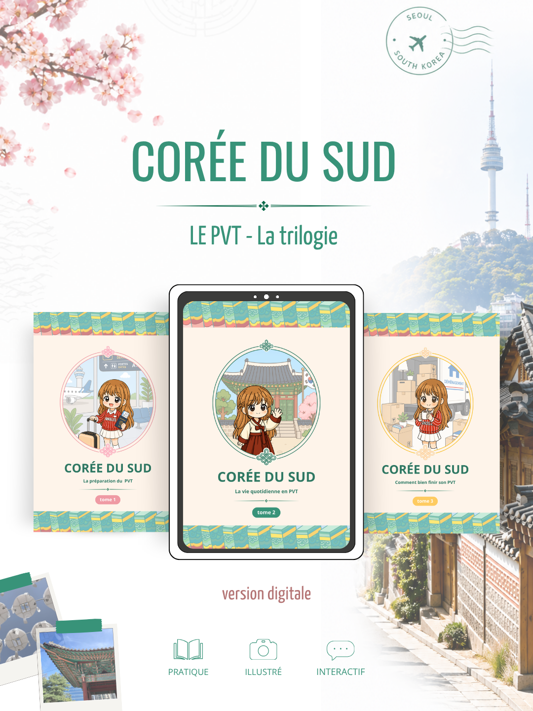 Trilogie PVT Corée du Sud — Version digitale 🇰🇷✨