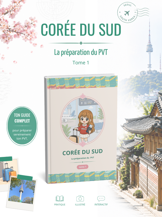 Livre PVT Corée du Sud, la préparation.