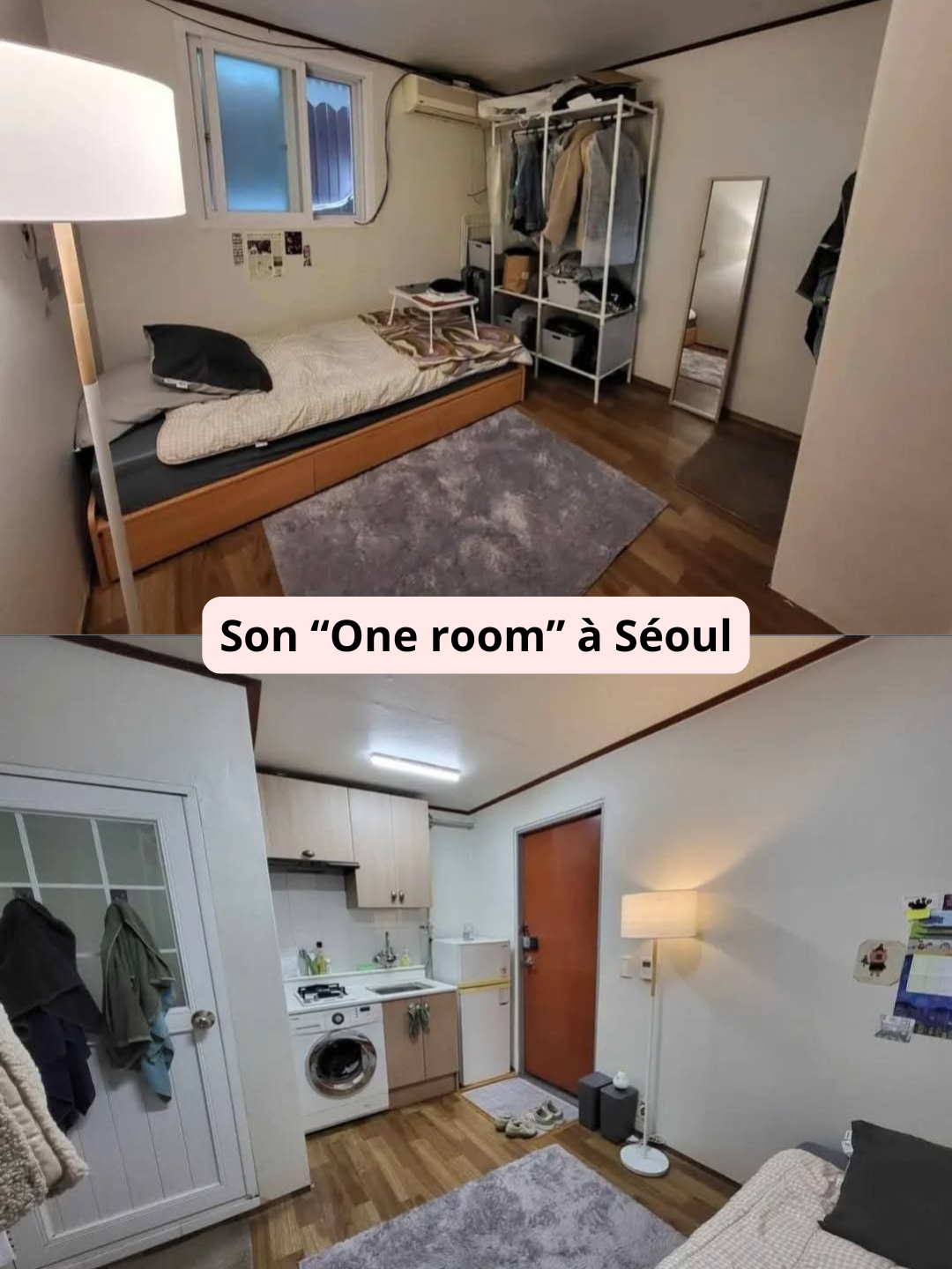 One room, appartement étudiant en Corée du Sud.