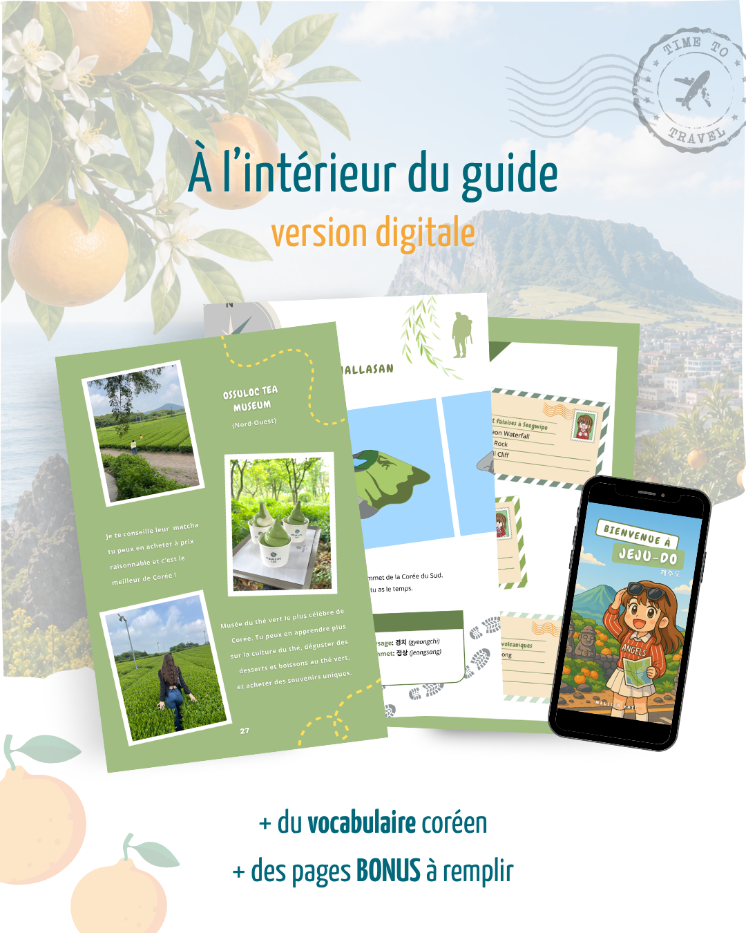 Livre digital pour visiter Jeju-do en Corée du Sud