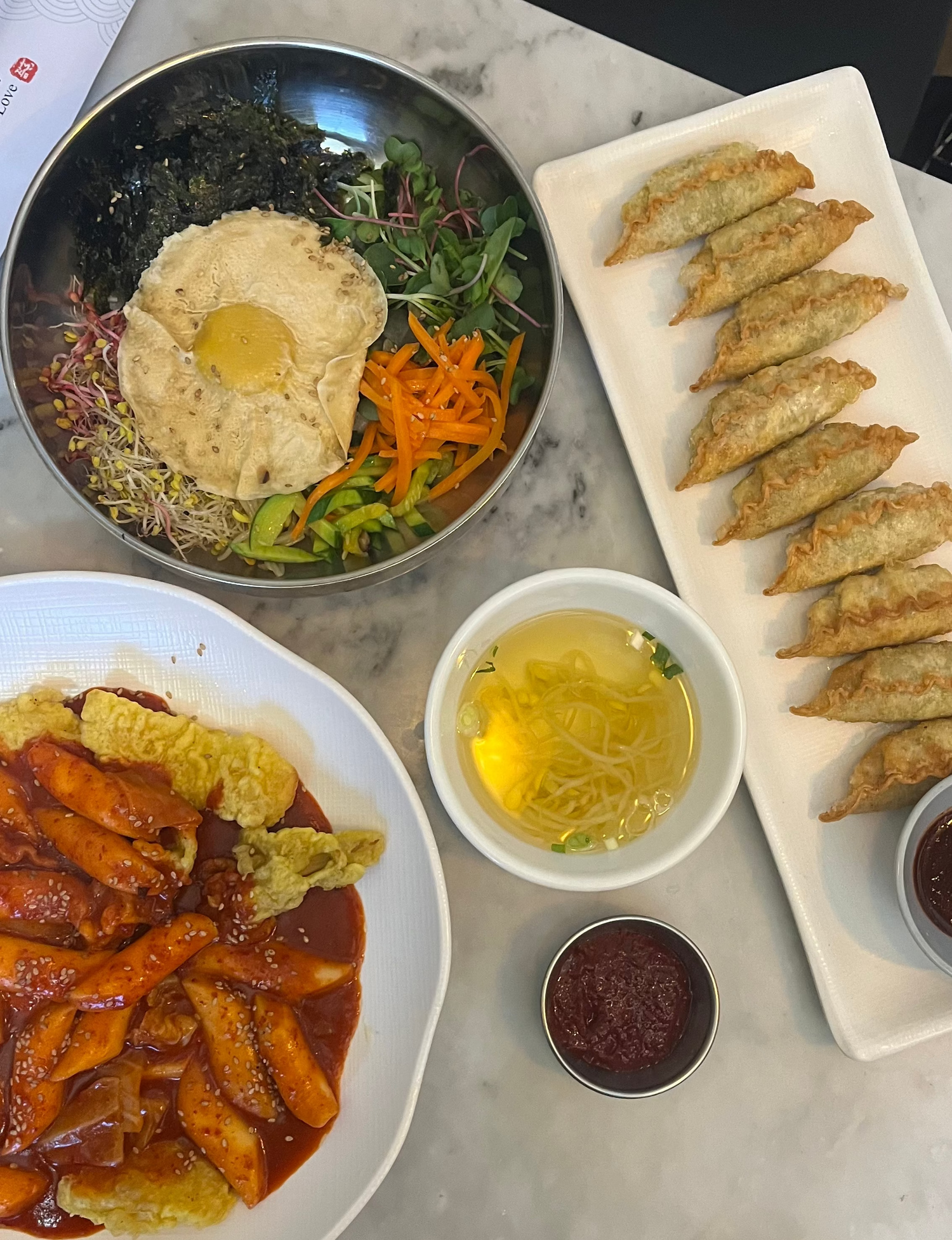 Restaurant vegan en Corée du Sud, à Insadong.