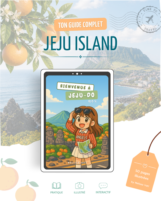 Livre digital pour visiter Jeju-do en Corée du Sud